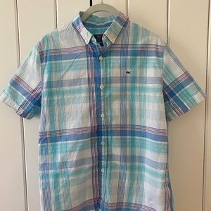 Vineyard Vines short sleeve button down, size 16